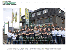 Tablet Screenshot of glas-janssen.de